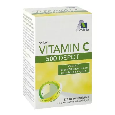 VITAMIN C 500 mg depottabletter, 120 stk VITAMIN C 500 mg depottabletter, 120 stk