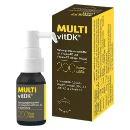 MULTIVITDK Vitamin D3+K2-oppløsning, 10 ml