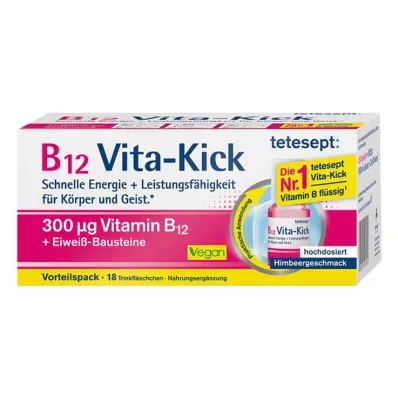 TETESEPT B12 Vita-Kick 300 µg Trinkamp.Vorteilspa. 18 stk TETESEPT B12 Vita-Kick 300 µg Trinkamp.Vorteilspa. 18 stk