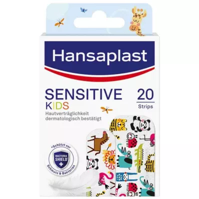 HANSAPLAST Sensitive plasterstrimler for barn, 20 stk