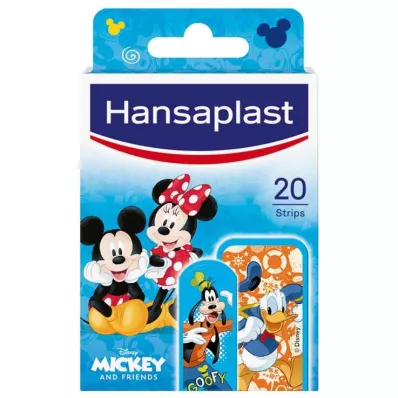 HANSAPLAST Gipsstrimler Mickey for barn & Friends, 20 stk HANSAPLAST Gipsstrimler Mickey for barn & Friends, 20 stk