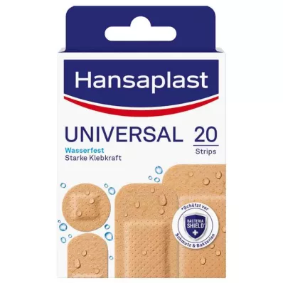 Hansaplast universalgipslister, vanntette, 20 stk Hansaplast universalgipslister, vanntette, 20 stk