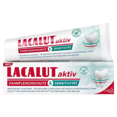 Lacalut aktiv tannkjøttbeskyttelse &amp; følsomhet, 75 ml