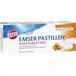 EMSER Pastilles Halstabletter saltet karamell, 30 stk