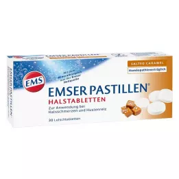 EMSER Pastilles Halstabletter saltet karamell, 30 stk