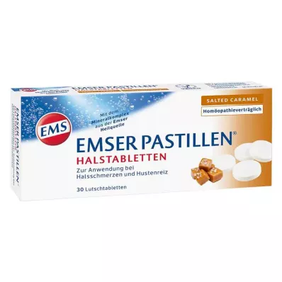 EMSER Pastilles Halstabletter saltet karamell, 30 stk EMSER Pastilles Halstabletter saltet karamell, 30 stk
