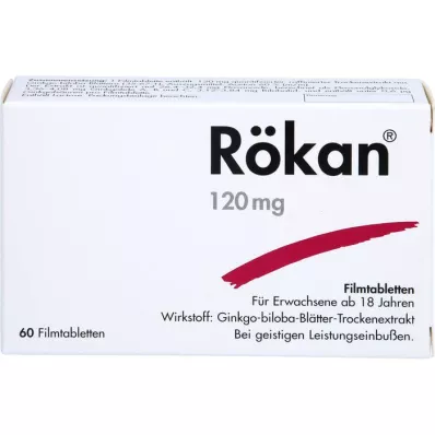 RÖKAN 120 mg filmdrasjerte tabletter, 60 stk