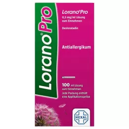 LORANOPRO 0,5 mg/ml Oral oppløsning, 100 ml