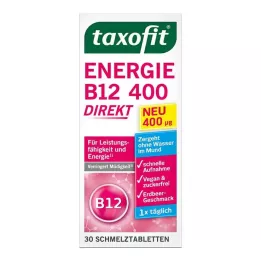 TAXOFIT Energy B12 400 direkte smeltetabletter, 30 stk