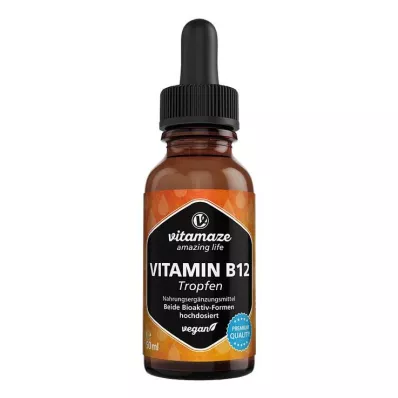 VITAMIN B12 100 µg høydose veganske dråper, 50 ml VITAMIN B12 100 µg høydose veganske dråper, 50 ml