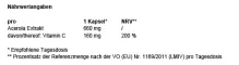 Instructions for use for Vitamin C 160 mg acerolaekstrakt rene veganske kapsler, 180 stk - 5