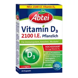 ABTEI Vitamin D3 2100 IE vegetariske kapsler, 24 stk