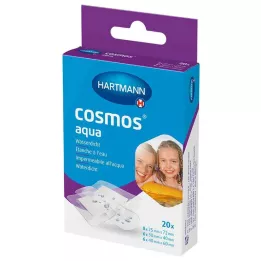 COSMOS vannfargede gipslister 3 størrelser, 20 stk