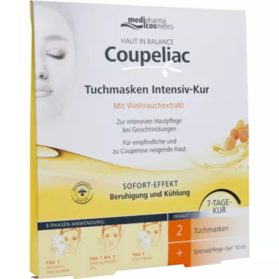 HAUT IN BALANCE Coupeliac Cloth Masks Intensive Treatment, 1 stk