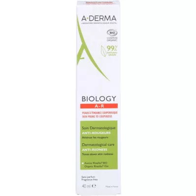 A-DERMA Biology anti-rødhetspleie dermatologisk, 40 ml