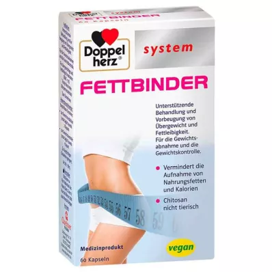 DOPPELHERZ Fat Binder System-kapsler, 60 kapsler