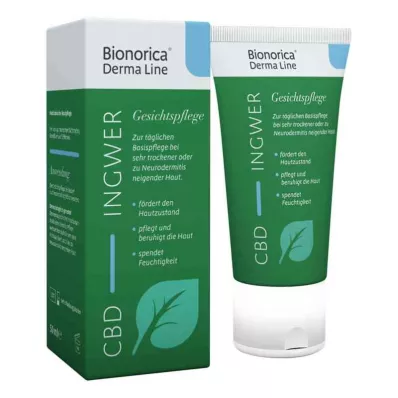 BIONORICA Derma Line Ingefær-CBD Ansiktspleie, 50 ml