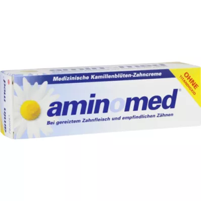 AMINOMED Kamilleblomsttannkrem uten titandioksid, 75 ml