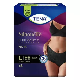 TENA SILHOUETTE pluss L noir, 8 stk