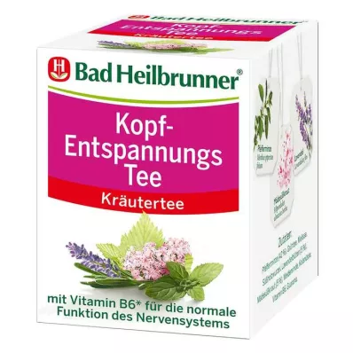 Bad Heilbrunner Head Relaxation Tea Filter Poser, 8 stk