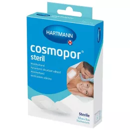 COSMOPOR steril sårbandasje 5x7,2 cm OTC, 5 stk