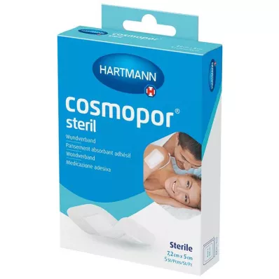 Cosmopor® steril 5x7,2 cm, 5 stk Cosmopor® steril 5x7,2 cm, 5 stk