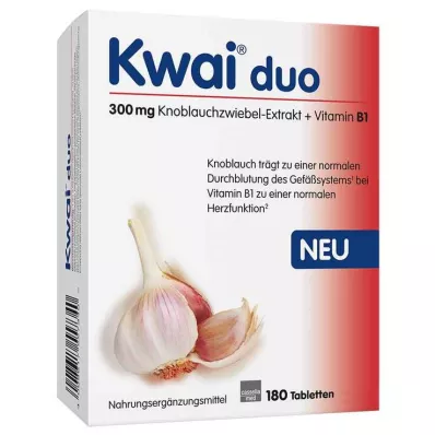KWAI duo tabletter, 180 stk