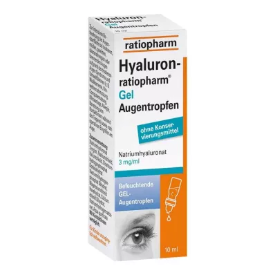 HYALURON-RATIOPHARM Gel øyedråper, 10 ml HYALURON-RATIOPHARM Gel øyedråper, 10 ml