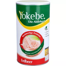 YOKEBE Jordbær laktosefritt NF2-pulver, 500 g