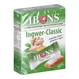 IBONS Ingefær Classic Box tyggegodteri, 60 g