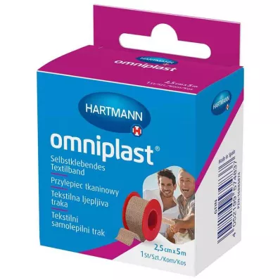 OMNIPLAST Festegips tekstiltråd 2,5 cm x 5 m OTC, 1 stk OMNIPLAST Festegips tekstiltråd 2,5 cm x 5 m OTC, 1 stk