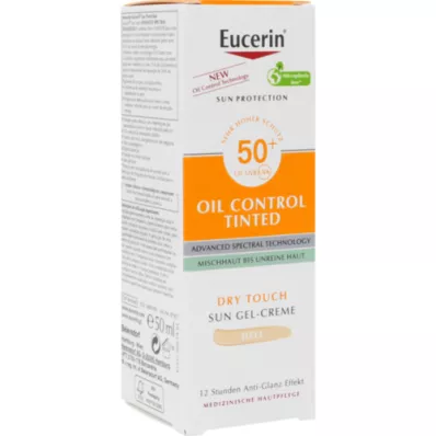 EUCERIN Sun Oil Control tonet krem LSF 50+ light, 50 ml