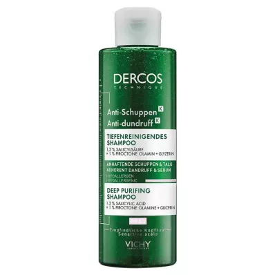 VICHY DERCOS Anti-Dandruff K pumpeløsning, 250 ml