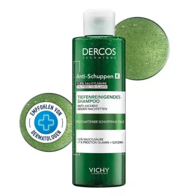 VICHY DERCOS Anti-Dandruff K pumpeløsning, 250 ml VICHY DERCOS Anti-Dandruff K pumpeløsning, 250 ml
