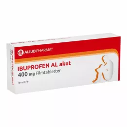 IBUPROFEN AL akutt 400 mg filmdrasjerte tabletter, 50 stk
