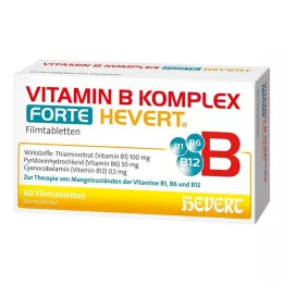 VITAMIN B KOMPLEX forte Hevert tabletter, 60 stk