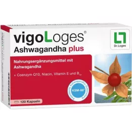 VIGOLOGES Ashwagandha plus kapsler, 120 stk