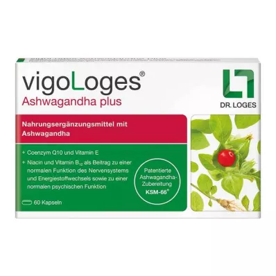 VIGOLOGES Ashwagandha plus kapsler, 120 stk VIGOLOGES Ashwagandha plus kapsler, 120 stk