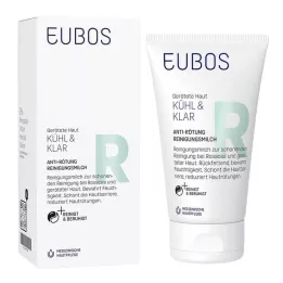 EUBOS KÜHL & KLAR Rensemelk mot rødhet, 150 ml