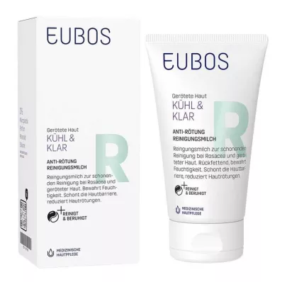 EUBOS KÜHL & KLAR Rensemelk mot rødhet, 150 ml EUBOS KÜHL & KLAR Rensemelk mot rødhet, 150 ml