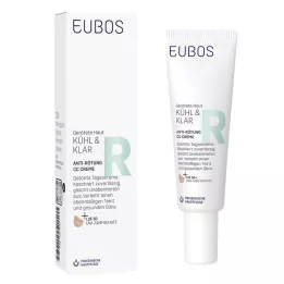 EUBOS KÜHL &amp; KLAR Anti-rødhet CC Krem LSF 50, 30 ml