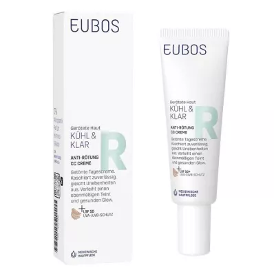 EUBOS KÜHL & KLAR Anti-rødhet CC Krem LSF 50, 30 ml EUBOS KÜHL & KLAR Anti-rødhet CC Krem LSF 50, 30 ml