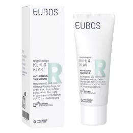 EUBOS KÜHL &amp; KLAR Dagkrem mot rødhet LSF 20, 40 ml