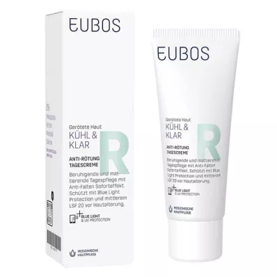 EUBOS KÜHL & KLAR Dagkrem mot rødhet LSF 20, 40 ml EUBOS KÜHL & KLAR Dagkrem mot rødhet LSF 20, 40 ml