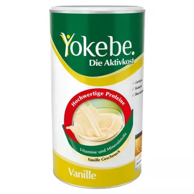 Yokebe vanilje laktosefritt NF2-pulver, 500 g