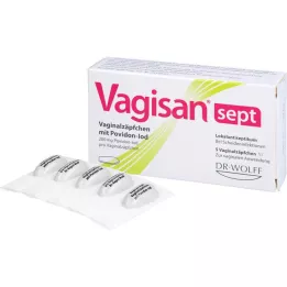 VAGISAN sept vaginale stikkpiller med povidon-jod, 5 stk
