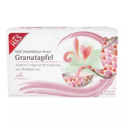 H&S Granateple med vitamin C-filterpose, 20X2 g H&S Granateple med vitamin C-filterpose, 20X2 g