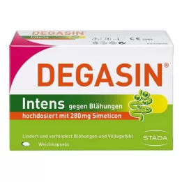 DEGASIN intensive 280 mg myke kapsler, 32 stk