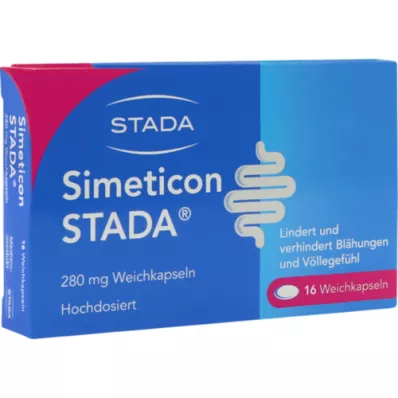 SIMETICON STADA 280 mg myke kapsler, 16 stk