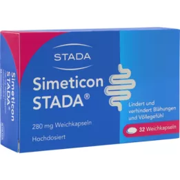 SIMETICON STADA 280 mg myke kapsler, 32 stk